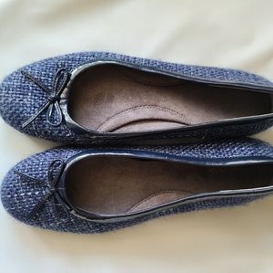 Aerosoles woven navy ballet flat